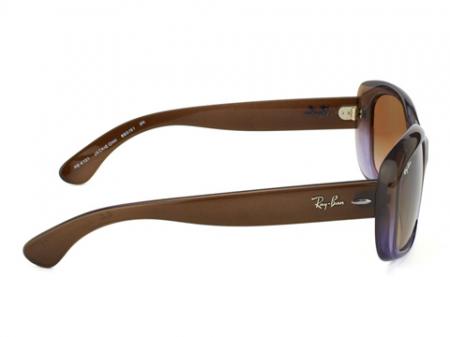 Ray-Ban 4101Jackie Ohh 860 / 51 Gradient Brown Sonnenbrille