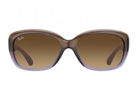 Ray-Ban 4101Jackie Ohh 860 / 51 Gradient Brown Sonnenbrille