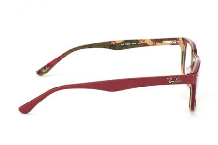 Ray-Ban RX 5228 - 50 Red Matt on Text 5406 Brille