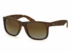 Ray-Ban 4165 Justin 865 / T5 Grey Gradient Brown Polarized Sonnenbrille
